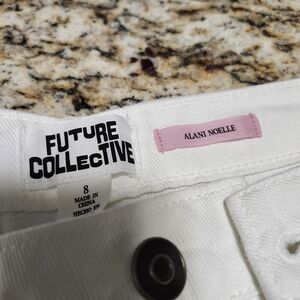 FUTURE COLLECTIVE WHITE JEANS